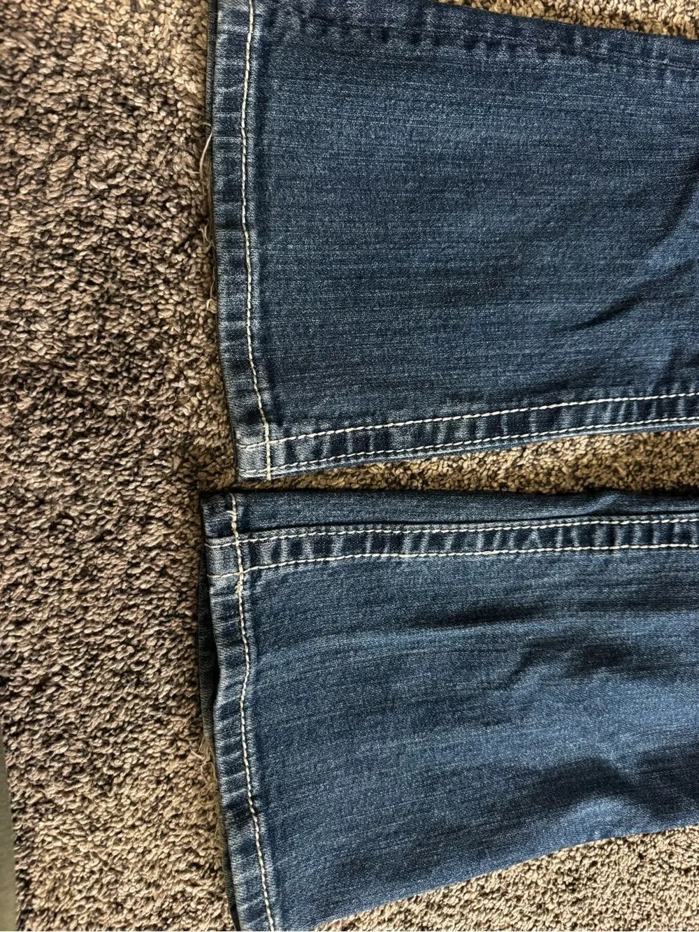 Miss Me Dark Blue Boot Cut Jeans with Embroidered Cross Pockets
